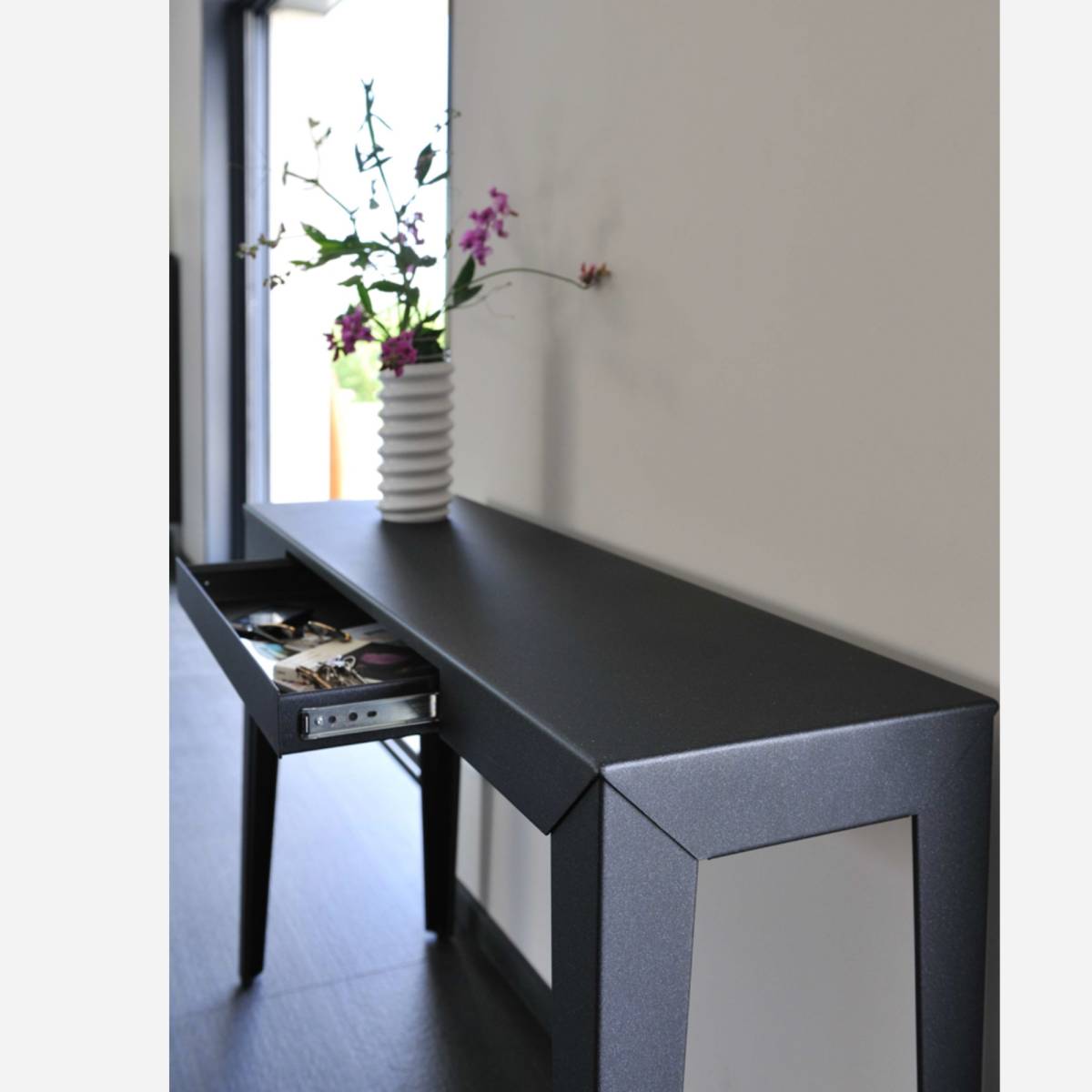 Console d'entrée chic pour maison moderne sur Monentreedesign.com