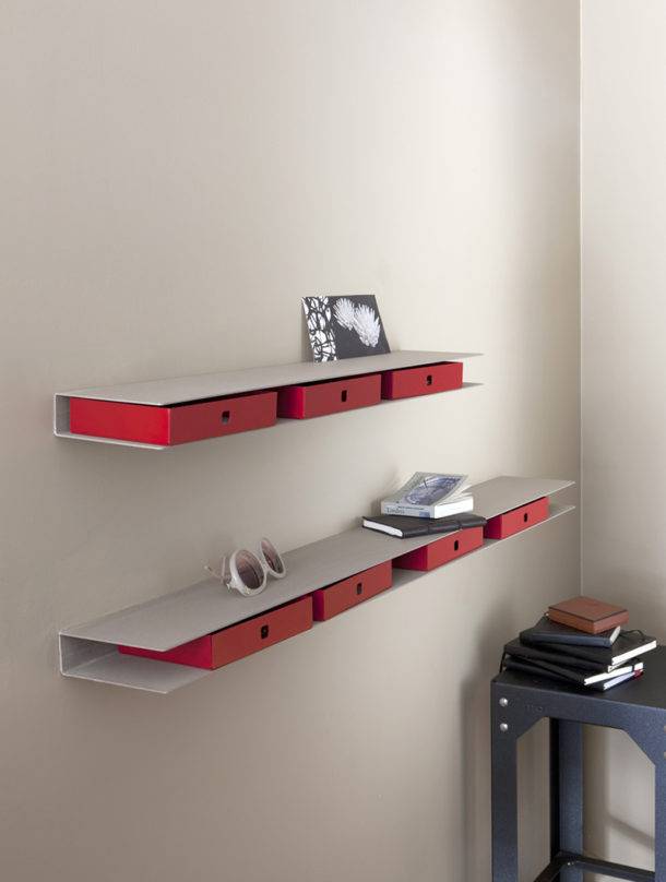 Etagère personnalisable de style industriel avec rangements 